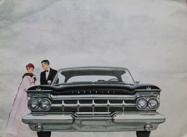 Chrysler Imperial Modelprogram 1959 Carbrochure with original envelope (4014)